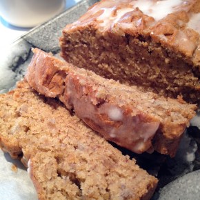 Vegan Banana Bread with Almond&nbsp;Glaze
