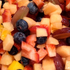 Presentation is Everything: Fruit with Lime&nbsp;Yogurt