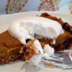 Vegan Pumpkin Pie with Oat&nbsp;Crust