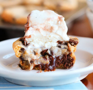 Chocolate Chip Cookie Lava Cake